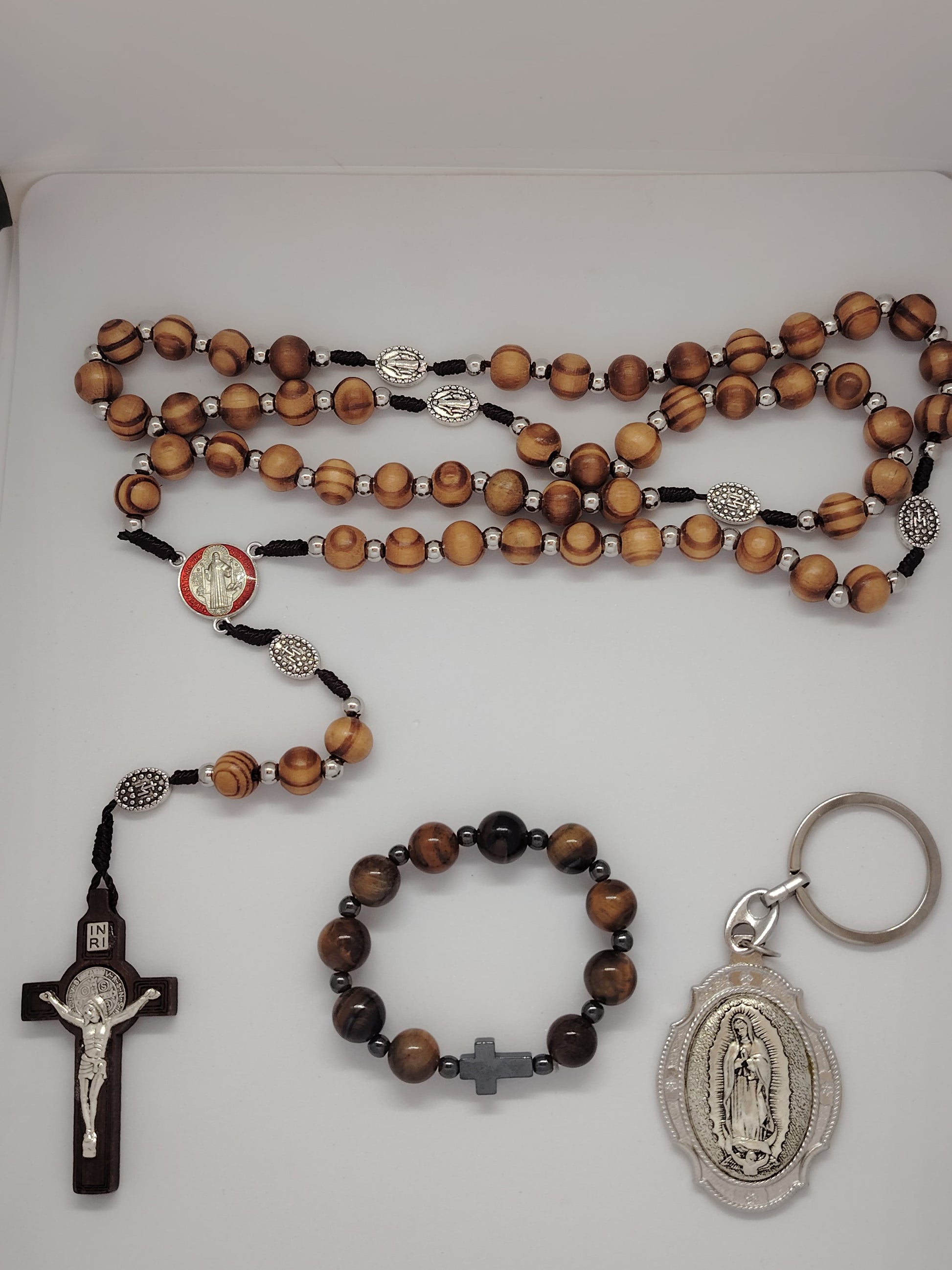 Rosario En Madera De La Milagrosa