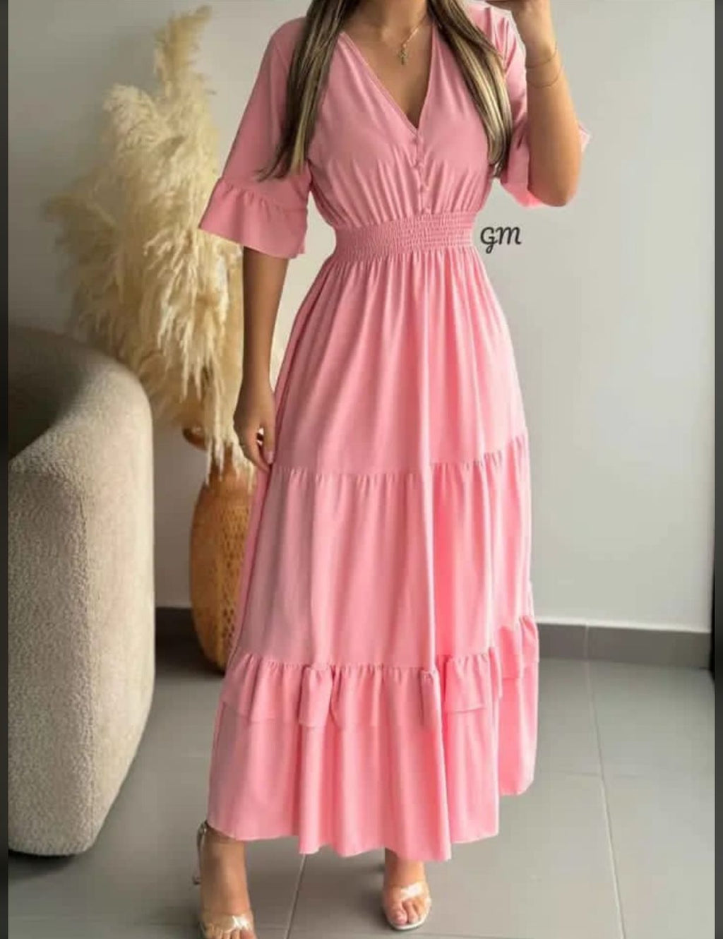 VESTIDO LARGO ELEGANTE DAMA