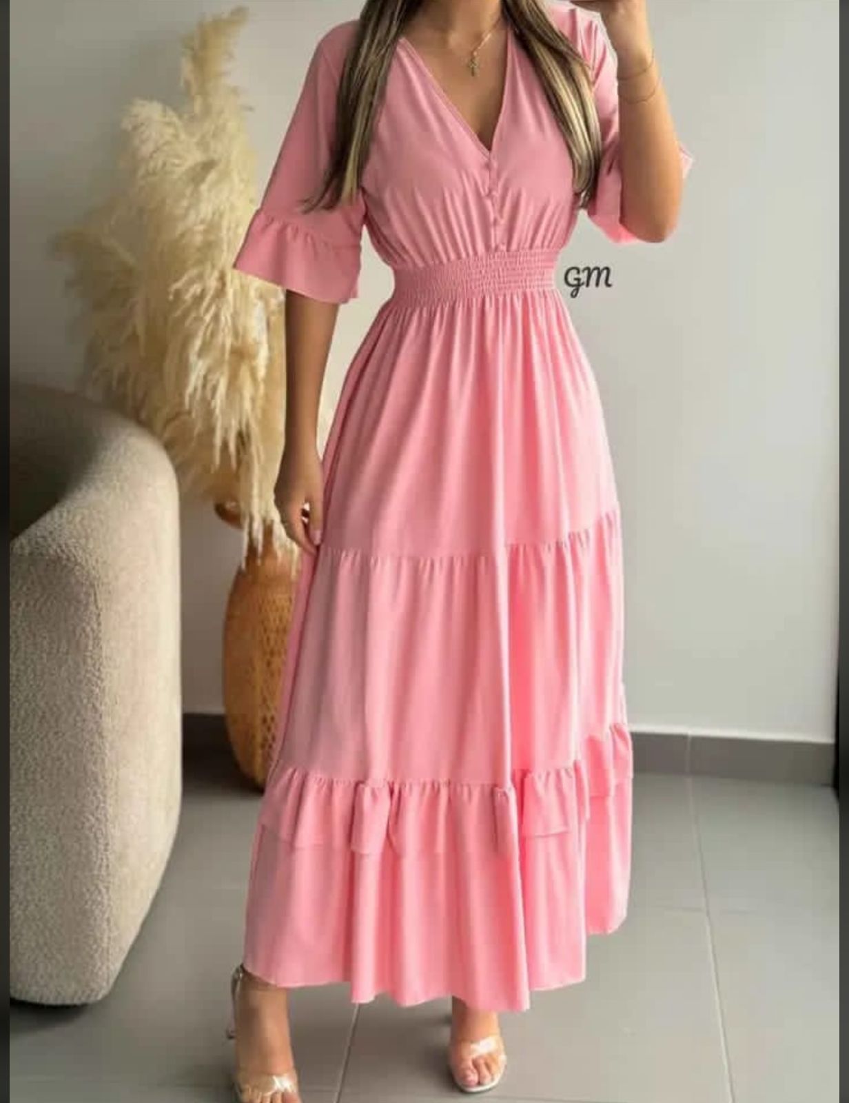 VESTIDO LARGO ELEGANTE DAMA