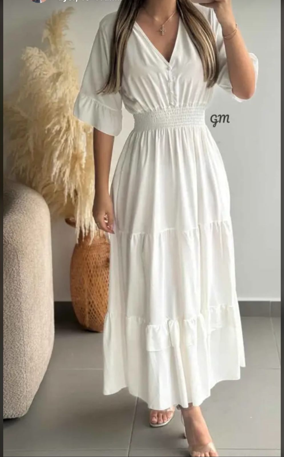 VESTIDO LARGO ELEGANTE DAMA