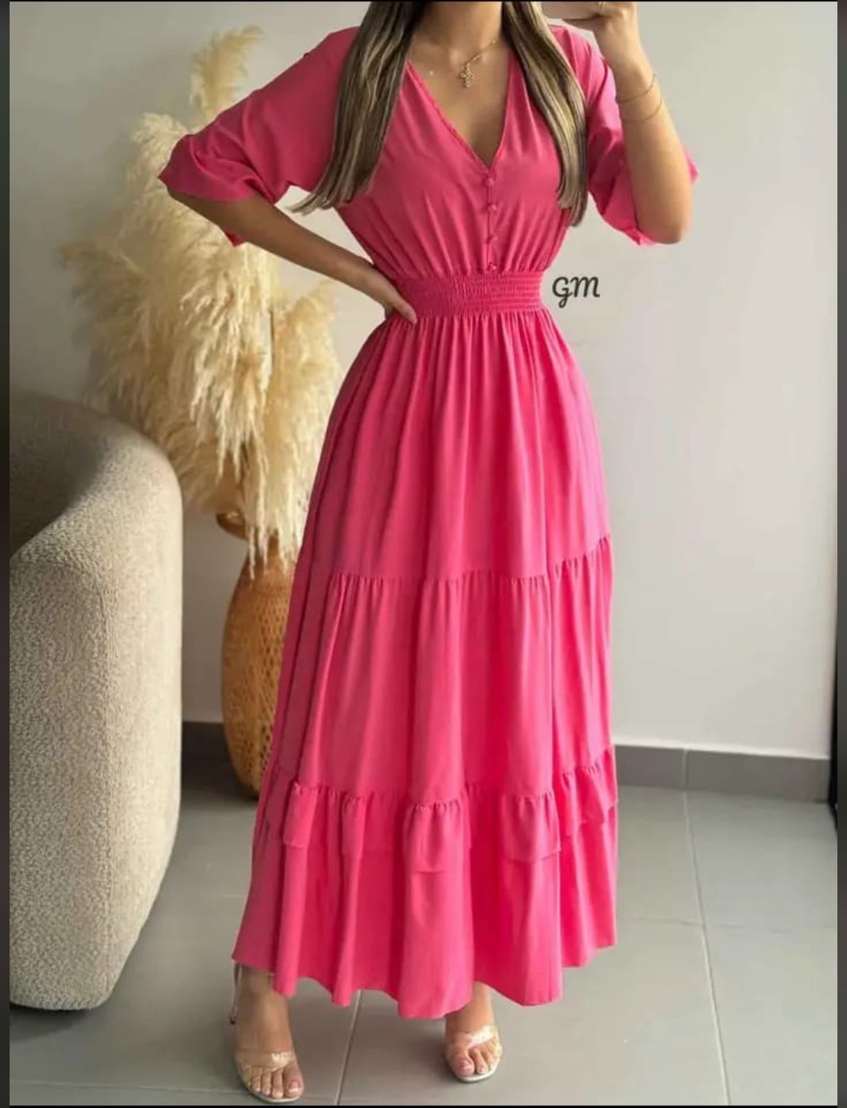 VESTIDO LARGO ELEGANTE DAMA
